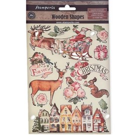 Stamperia KLSP169 Coloured Wooden Shape A5, Multicoloured, 14.8 x 21 x 0.8 cm