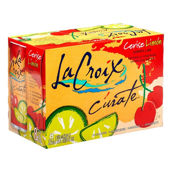 La Croix Cerise Limon Sparkling Water 12 oz (Pack of 16 Cans)