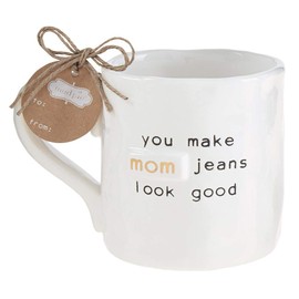 Mud Pie Funny Mom Mugs (Mom Jeans Mug)