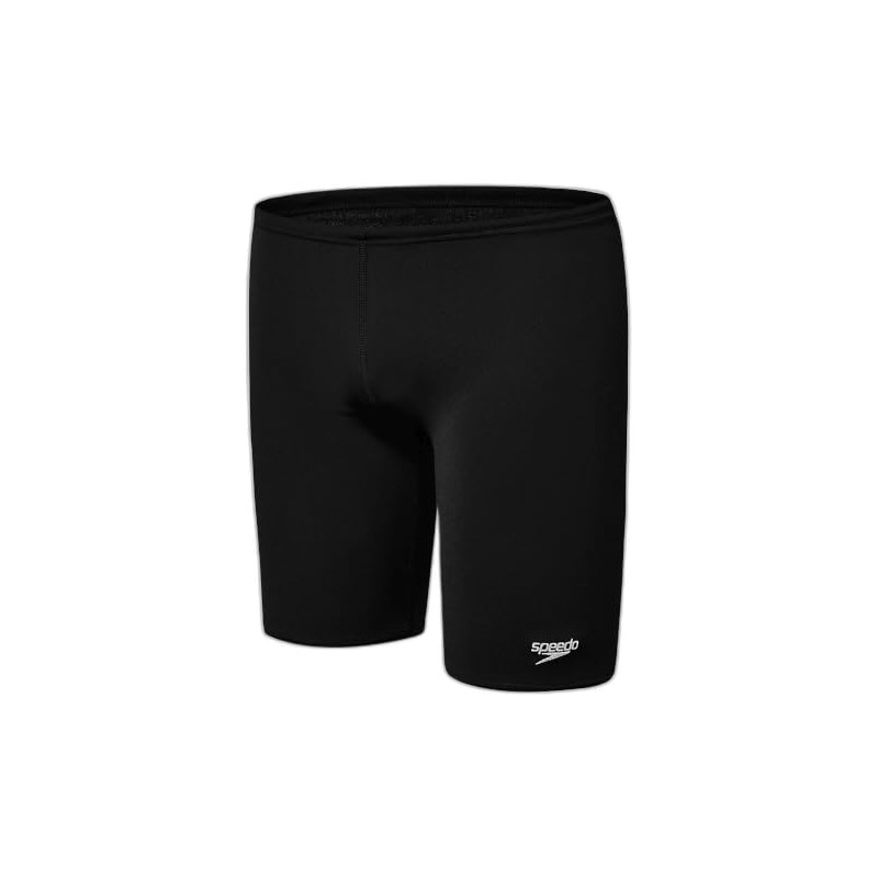 Speedo Boy's Basic Jammer, Black, 12