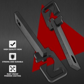 SAUTVS Door Latches for Polaris RZR, Rust-proof 4.5" Easy Latches Vent Extender Secure Door Opener for Increasing Air Circulation for RZR XP 1000/4 1000/ TURBO/TURBO S/900/ S 1000 2014-2023 (1 Pair)