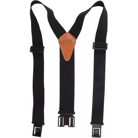 Unbranded Men's Suspenders Heavy Duty Adjustable Work Pants Clip Y-Back Strap 2 inch