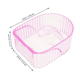 BIUDECO Manicure Soak Bowl Nail Art Supply Acrylic Nail Bowl for Soak off Nail Art Remover Bowl for Home