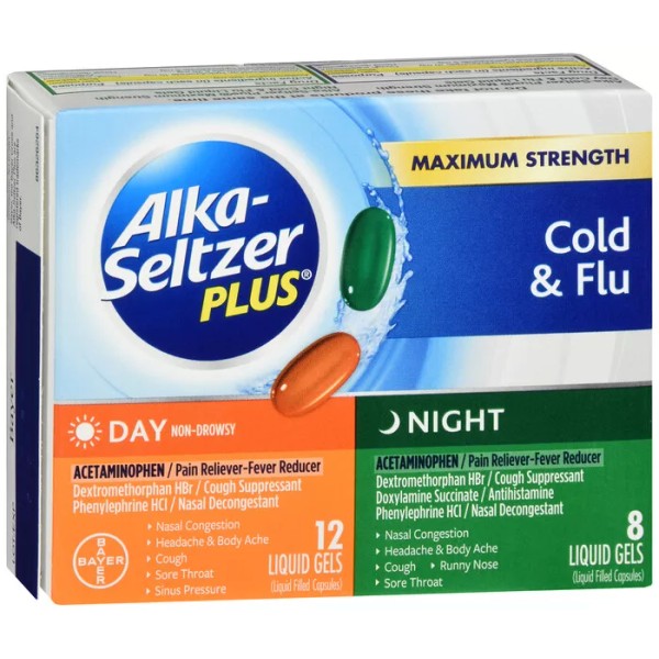 ALKA-SELTZER PLUS LIQUIGEL DAY/NITE 20CT