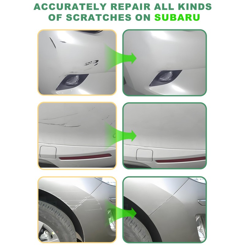 K1X Crystal White Pearl Tricoat Touch Up Paint for Subaru,