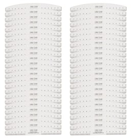 50Pcs Nail Files 180 240 Grit Multifunctional Washable Nail Art Files for DIY Home Salon