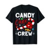 Candy Cane Crew Costume Stick Peppermint Flavor Christmas T-Shirt