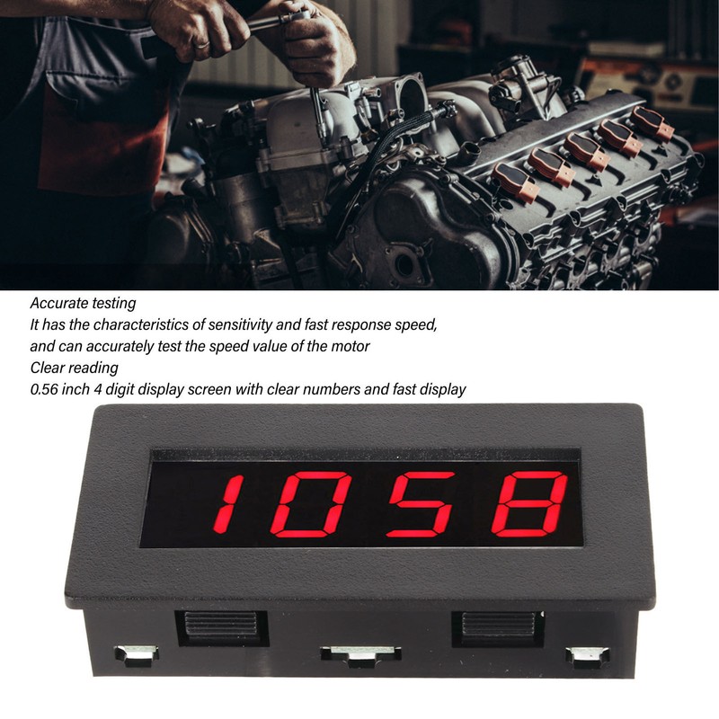 Digital Frequency Meter Speedometer DC 8 to 15V 0.56 in