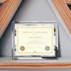 SESEAT 8.5 x 11 Certificate Document Frame Packs4 Diploma Glass