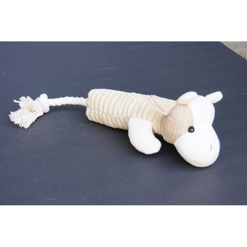 elisanliving Plush Dog Toy 16 Inch Long with Squeaker