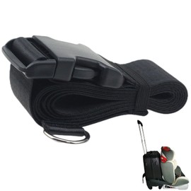 Car Seat Travel Strap |car seat Luggage Strap for Airport Easily Converts Your Child's Car Seat and Carry-on Luggage Into an Airport Car Seat Stroller Carrier, Solving Your Travel Worries(Black)