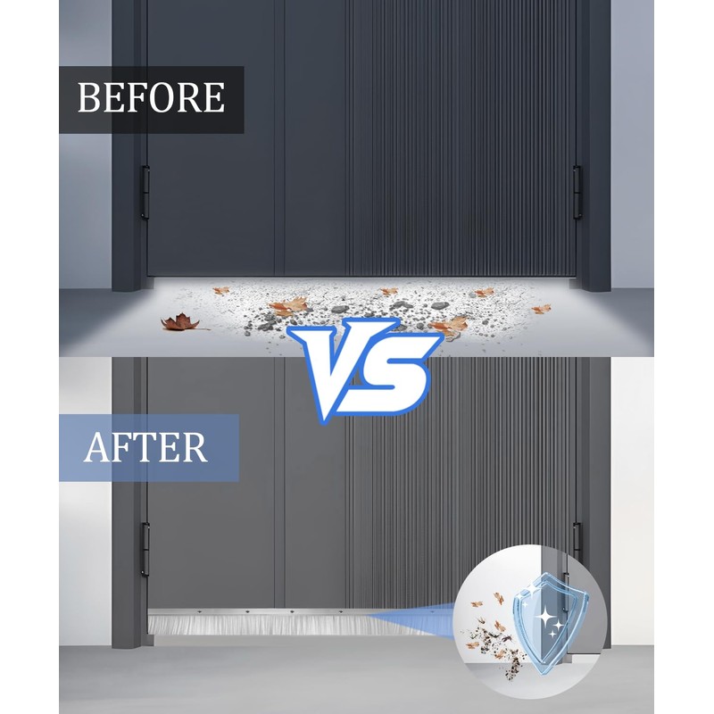 6 Set Door Brush Sweep – 2.80" x 39.3" CEPIA