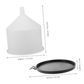 Gatuida 1set Coolant Filling Kit Spill Radiator Funnel for Efficient Coolant Flush Leak Prevention Features