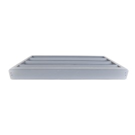 Miller Shingle Clear Cedar Foundation Vent with Louvers, Primed - 16 inch x 8 inch - 2 Pack