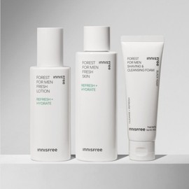 Innisfree Forest Fresh Skin Lotion 2-piece set / Men's skin care Men's skin lotion skin care basic cosmetics / 이니스프리 포레스트 프레시 스킨 로션 2종 세트 / 남자피부관리 남자스킨로션 스킨케어 기초화장품