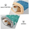TEHAUX 3pcs Hedgehog Snuggle Sack Double Dog Bed Hamster Sack