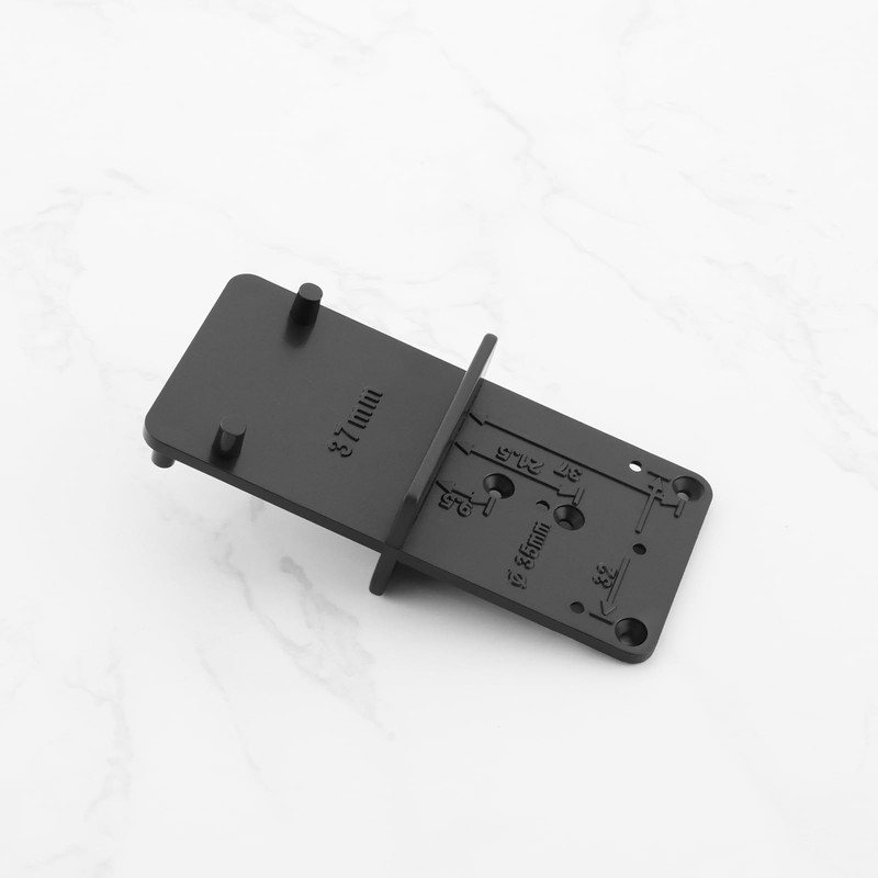 SING F LTD 4pcs Hole Drilling Jig Template 85x40mm Hinge