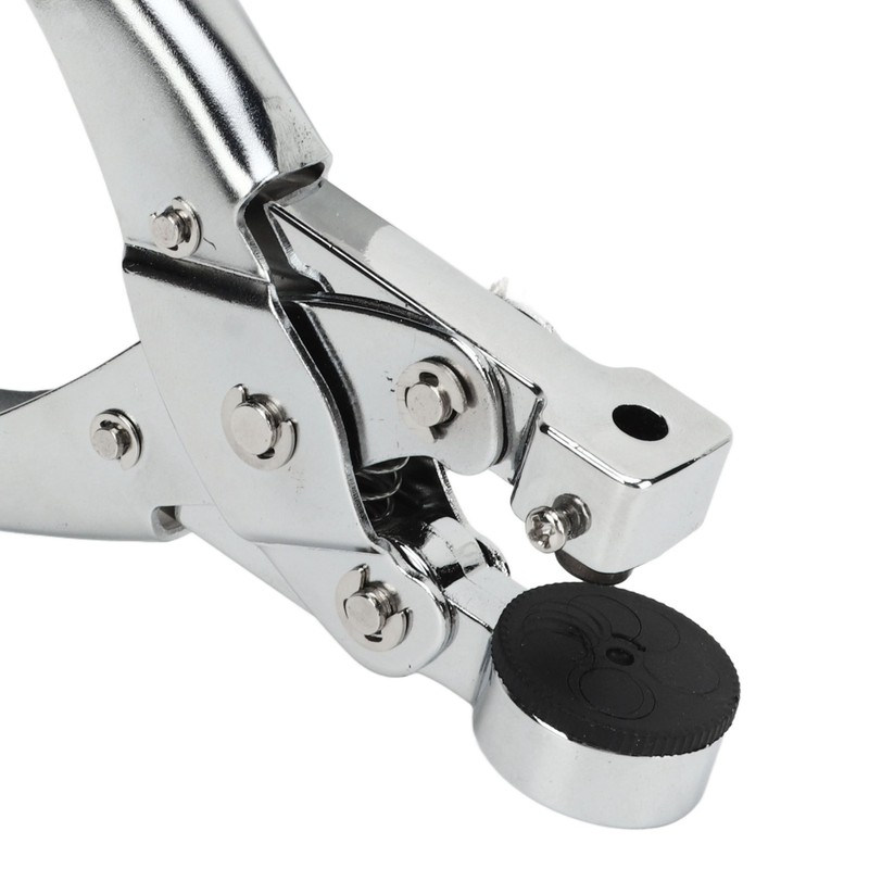 Hole Punch Plier Zinc Alloy Sliver Handheld Paper Puncher Tool