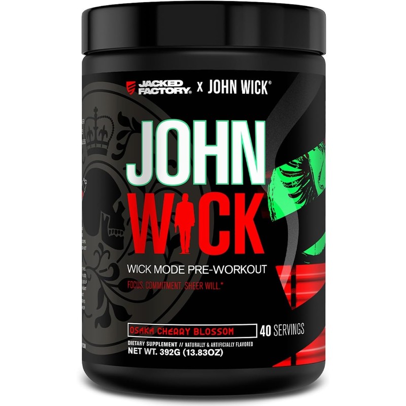 Jacked Factory John Wick - Wick Mode Pre Workout Powder