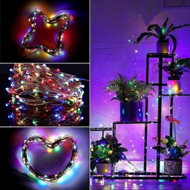 Lezonic Curtain Fairy Lights, 3M×3M 300LED 8 Modes Remote Control Fairy Lights, Curtain Lights USB Plug in for Bedroom, Garden, Party, Wedding, Christmas Decoration (Multi-Coloured)