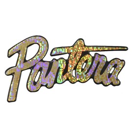 Bass Cat Boat Raised Emblem Decal | Pantera 7 3/4 x 4 1/2 Inch Gold