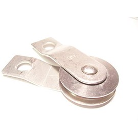 Stainless Steel Split Bracket Pulleys, 1-1/2" and 2-1/2" Diameters: 1, 2, 5, 10 pcs (1-1/2 Inch, 10 pcs)