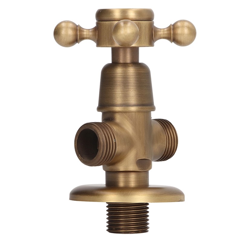 Angle Valve Vintage Style Brass High Hardness Good Sealing Cold