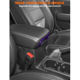 Savadicar Purple Interior Accessories - Armrest Switch Bezel Trim Cover for 2018-Present Jeep Wrangler JL JLU 4XE & Gladiator JT - Solid Color Interior Decor Upgrade Option, 1-Piece