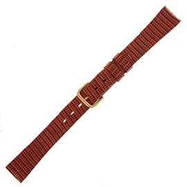 Hadley Roma LS971 11mm Regular Tan Genuine Java Lizard Ladies Watch Band