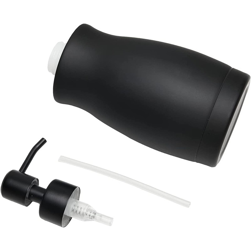 Dispensador de Jabón Negro Mate de Acero Inoxidable 304 para