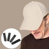 TEHAUX 10 Pairs Adjustable Hat Extenders, Plastic Snapback Strap, Black