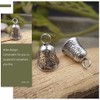 Sewroro Vintage Tin Bells Tibetan Silver Bells Antique Bell Pendants