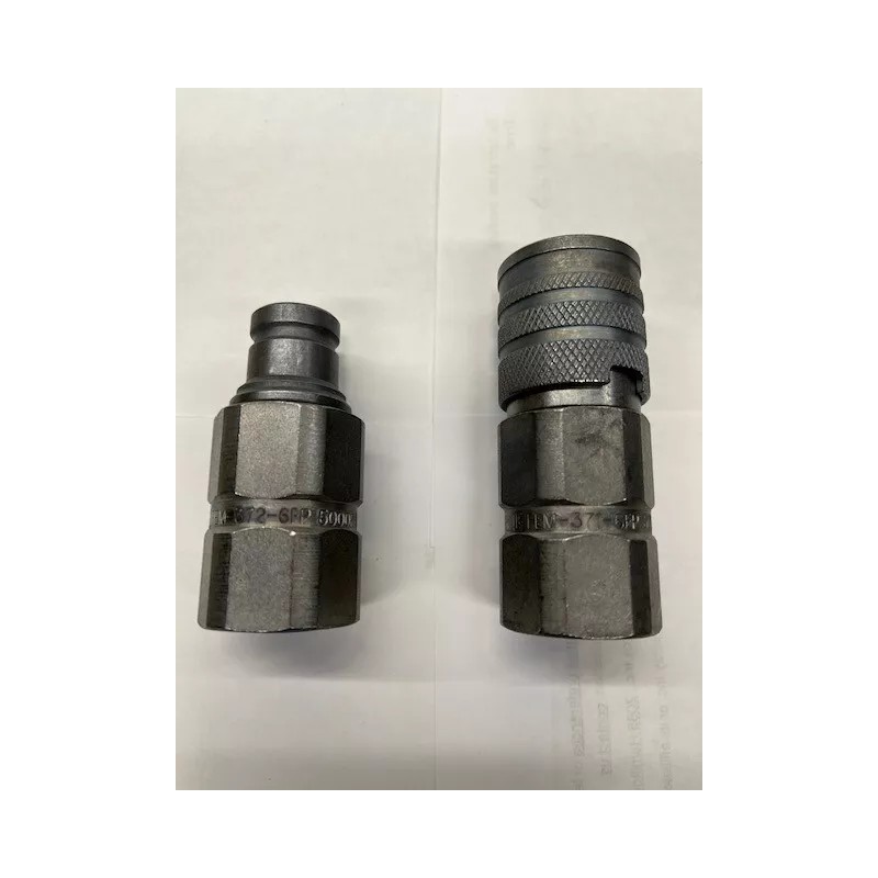 Parker NEW FEM-371-6FP AND FEM-372-6FP QUICK COUPLER SET