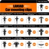 LAMJAD 249pcs Car Retainer Clips Set,Car Body Trim Clips,Universal Auto