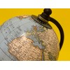 EXERZ 8cm Small Antique Globe with Wooden Base Handmade Decorative