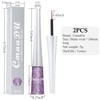 evpct 2Pcs Royal Blue Purple Liquid Glitter Eyeliner Set, Shimmery