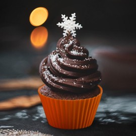 PRECORN Cupcake-Formen Muffinformen 24er-Set: Vielfarbige, Wiederverwendbare Silikon-Muffinförmchen Cupcake Förmchen Muffin-Back-Form - Perfekt für Leckere Muffins und Mehr! BPA-frei u. Hitzebeständig