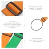 VEHYEGOI 3 Pack Elastic Luggage Straps, 40cm x 6cm, Orange,