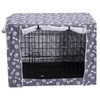 Pethiy Dog Crate Cover Durable Polyester Pet Kennel Cover Universal