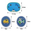 EUSTACE Patches, Space Applique Iron on Star Ball Patch, Denim