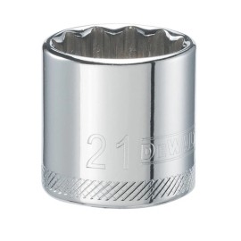 DeWALT SOCKET 21mm (21 mm) 12 Point 3/8" Drive DWMT74186OSP - Free Shipping
