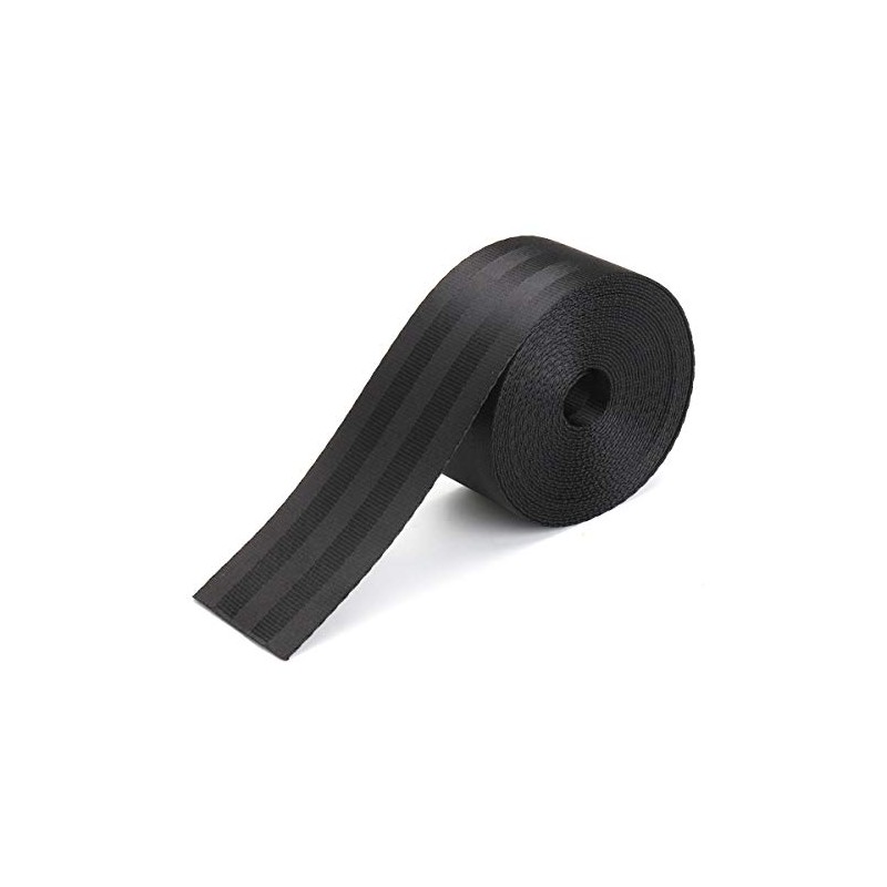 MTP 1"/1.5"/ (4.8cm ~ 2") x 5/10 Yards Seat-Belt Black