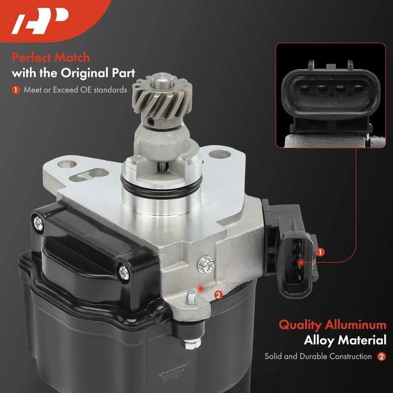 A-Premium Ignition Distributor with Cap and Rotor Compatible with Toyota
