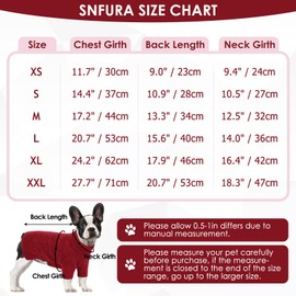 SUNFURA - Suéter para perro de talla grande, XXL para perros extra grandes, sudadera de cuello alto cálido para perros de Navidad, suéter de punto para clima frío, para dorado Retriever, Labrador