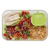 PackIt Flex Bento Food Storage Container, Lime Punch, Shatterproof Crystal