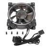 ARGBCaseCoolerFan, PWM Silent Computer Fan, High Performance ARGB Fan, 80mm
