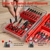 Geinxurn 92Pieces Impact Screwdriver Bits Set, Magnetic S2 Steel 1”/2”