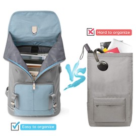 YAMTION Laptop Backpack 17 Inch for Men and Women, School Backpack School Girls School Backpack Women School Bag Boys Teenager School Bag with Laptop Compartment for University Students Study