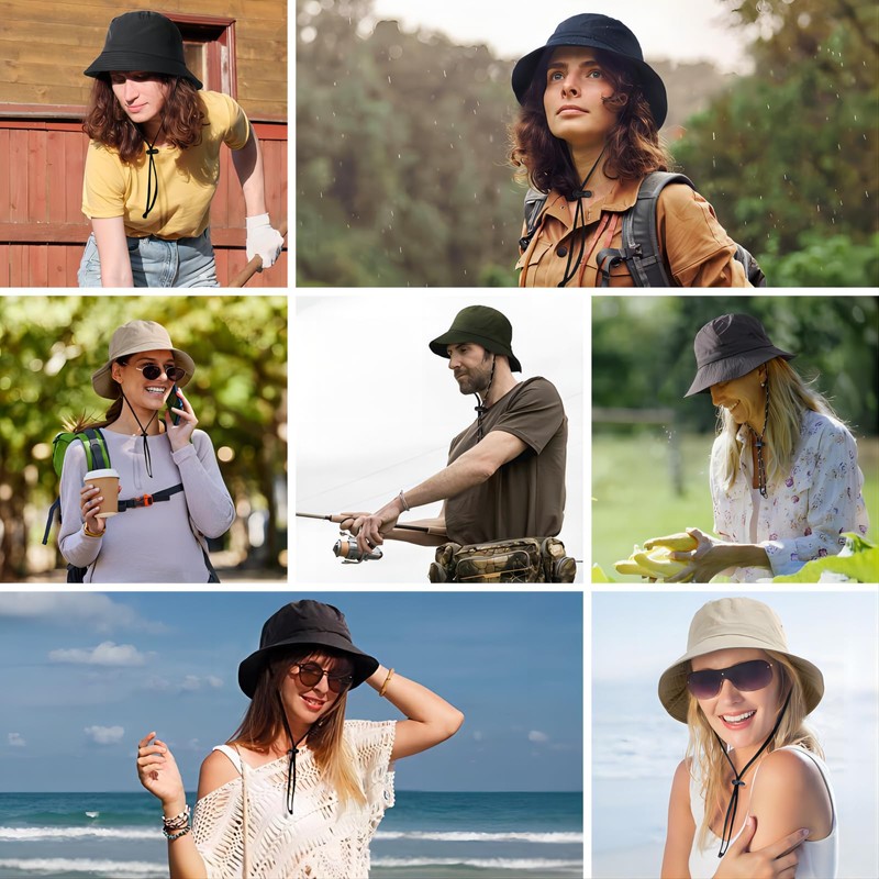 EINSKEY Bucket Hat Men Women UV Protection - Foldable Quick-Drying