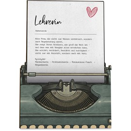 Lehrerin Geschenk Definition Lehrerin Holzkarte - Geburtstagskarte - Geschenk für angehende Lehrerin, Geschenk für Lehrerin, Geschenke für Lehrerinnen, Lehrerin, Geschenk Lehrerin, Geschenke Lehrerin